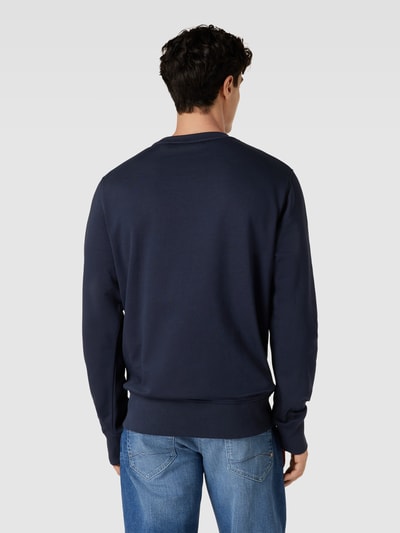 Gant Sweatshirt met labelprint Marineblauw - 5