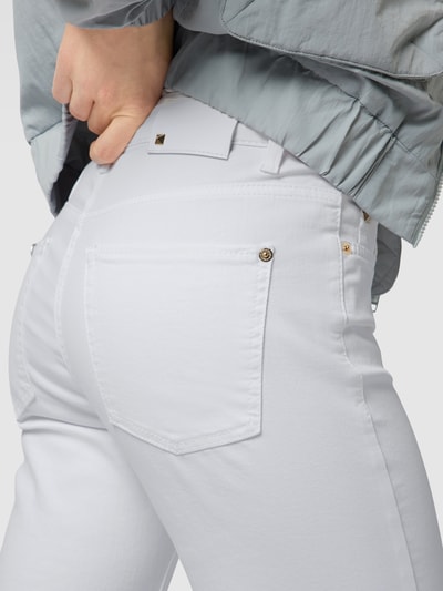 Cambio Jeansy rozkloszowane z 5 kieszeniami model ‘PARIS’ Biały 3