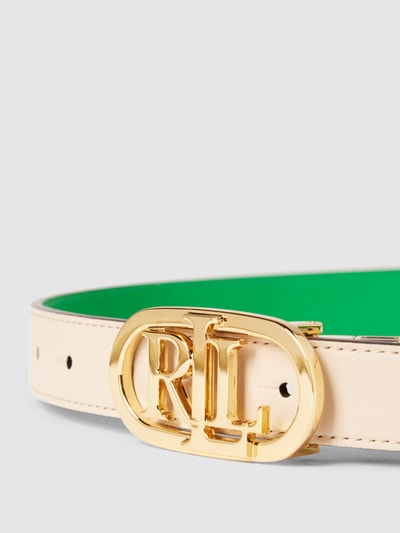 Lauren Ralph Lauren Riem met pinsluiting, model 'OVAL' Geel - 2