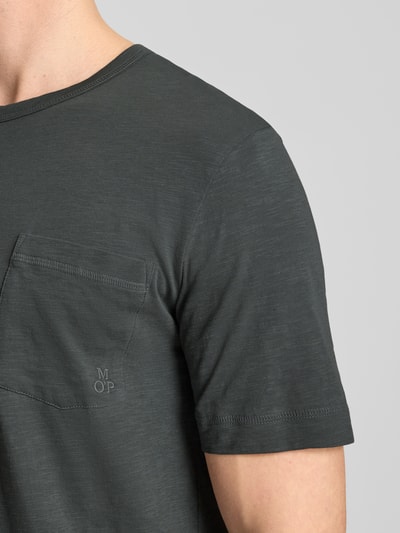 Marc O'Polo Regular Fit T-Shirt aus reiner Baumwolle Oliv 3