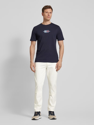 Tommy Hilfiger Regular Fit Chino mit Gesäßtaschen Modell 'DENTON' Kitt 1