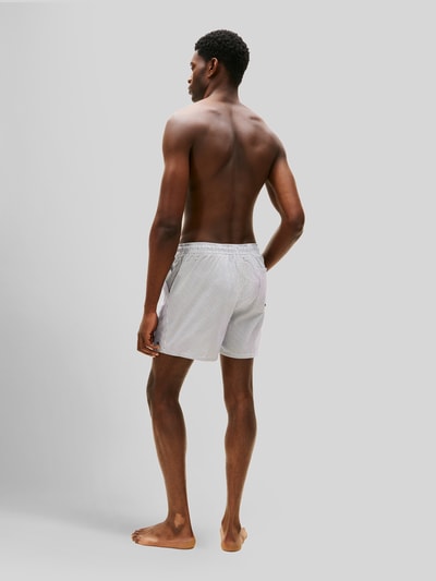 Tommy Hilfiger Regular Fit Badehose mit Label Stitching Dunkelblau 5