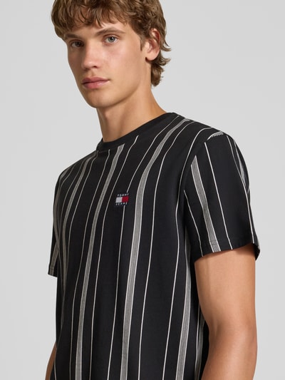 Tommy Jeans Regular Fit T-Shirt aus reine Baumwolle Black 3