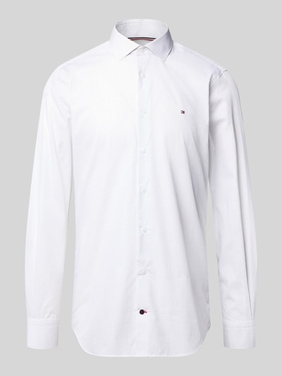 Tommy Hilfiger Tailored Slim Fit Businesshemd aus reiner Baumwolle Gruen 2