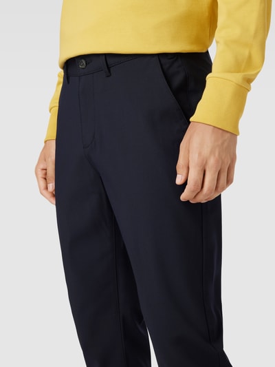 MCNEAL Chino met Franse steekzakken Marineblauw - 3