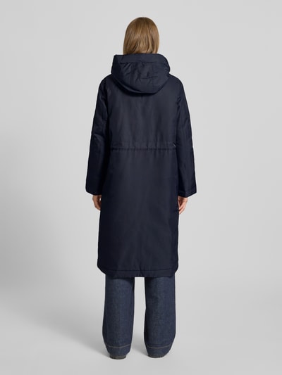 Marc O'Polo Regular Fit Parkamantel mit Kapuze Marine 5