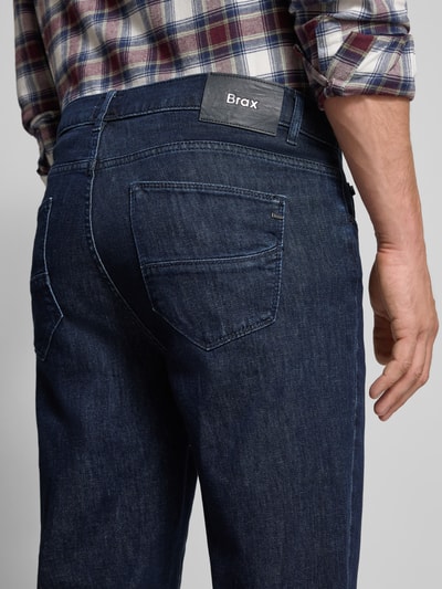Brax Regular Fit Jeans mit Kaschmir-Anteil Modell 'Cadiz' Dunkelblau 3