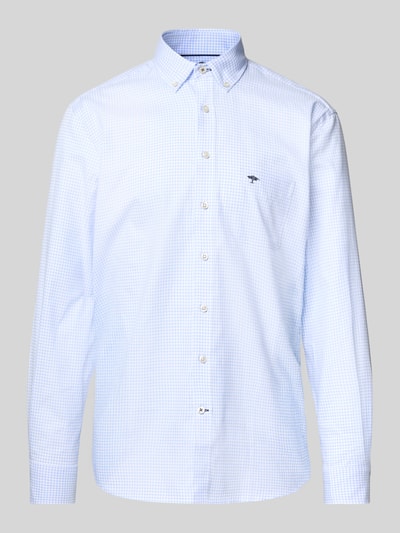 Fynch-Hatton Regular fit vrijetijdsoverhemd met streepmotief, model 'All Season' Bleu - 2