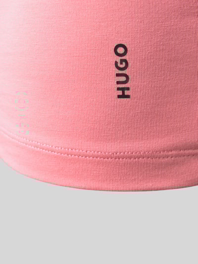 HUGO Slim Fit Unterhemd aus Baumwoll-Mix im 2er-Pack Pink 2