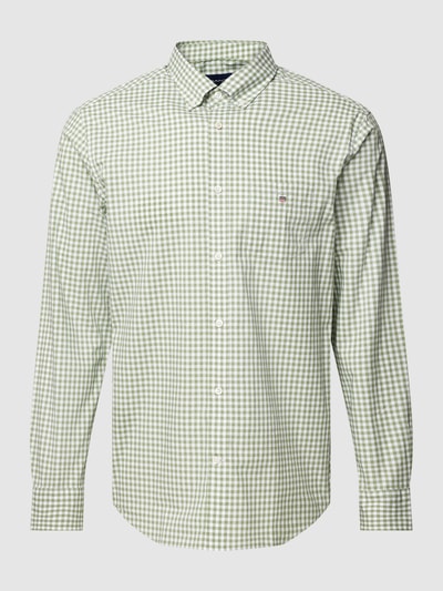 GANT Freizeithemd mit Karomuster Modell 'THE BROADCLOTH' Schilf 2