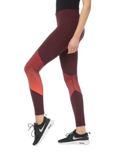 Under Armour Leggings mit Kontrasteinsätzen - ColdGear® Pflaume Melange 6