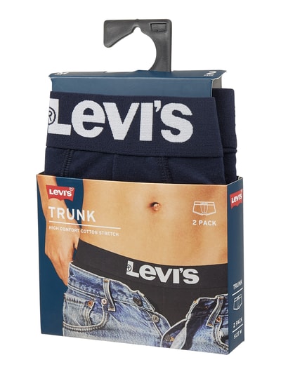 Levi's® Obcisłe bokserki z paskiem z logo w zestawie 2 szt  Ciemnoniebieski 2