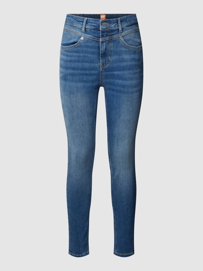 BOSS Orange Skinny fit jeans met labelpatch, model 'KITT' Jeansblauw - 2