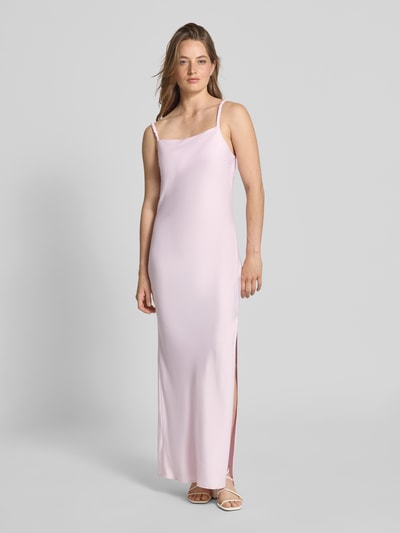 LeGer Maxikleid mit Wasserfall-Ausschnitt Modell 'Antonie' Hellrosa 4