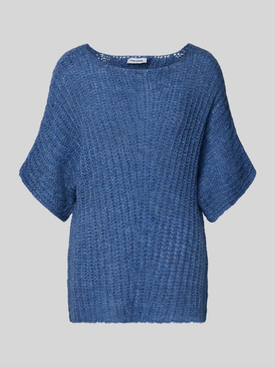 More & More Strickpullover mit 1/2-Ärmel Rauchblau 2