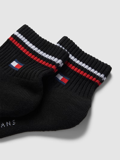 Tommy Hilfiger Socken mit Label-Print im 2er-Pack Black 2