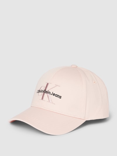 CK Calvin Klein Basecap mit Label-Stitching Modell 'MONOGRAM' Rose 1