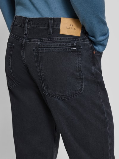 PAUL SMITH Relaxed Tapered Fit Jeans mit Eingrifftaschen Mittelgrau 3