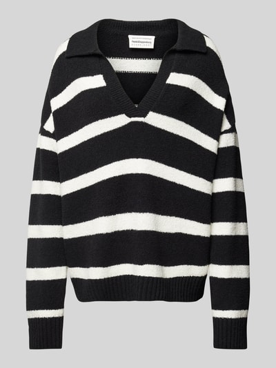 P&C* curated by Anouk Yve Gebreide pullover met streepmotief - capsulegarderobe Zwart - 2