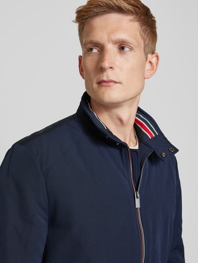 Christian Berg Men Jas met opstaande kraag Marineblauw - 3