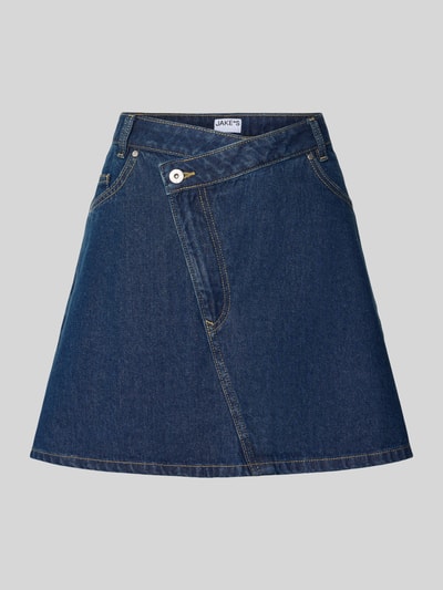 Jake*s Casual Spódnica jeansowa o asymetrycznym kroju Jeansowy niebieski 2