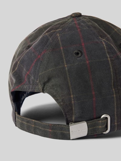 Barbour Basecap mit Label-Patch Modell 'DARWEN' Gruen 2