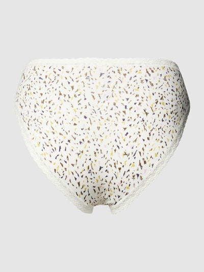 Sloggi Slip im 3er-Pack mit Muschelsaum Modell 'Tai' Lavender 3
