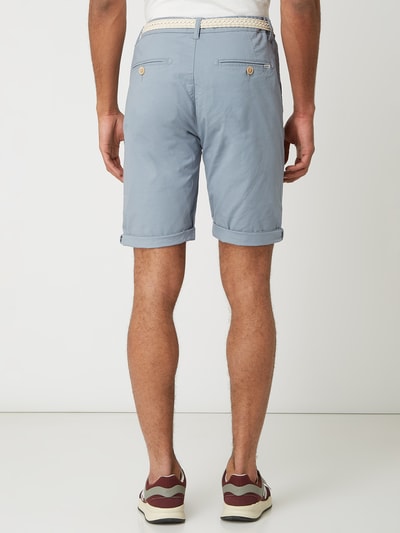 Esprit Relaxed Slim Fit Chino-Shorts mit Gürtel  Blau 5