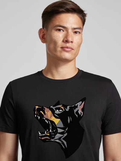 Antony Morato Regular Fit T-Shirt mit Rundhalsausschnitt Black 3