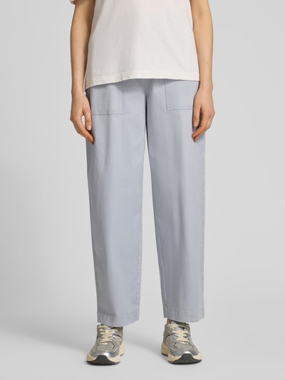 Marc O'Polo Barrel Fit Hose aus Baumwoll-Mix Hellblau 4