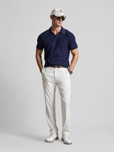 Polo Ralph Lauren Koszulka polo o kroju relaxed fit z mieszanki bawełny Granatowy 1