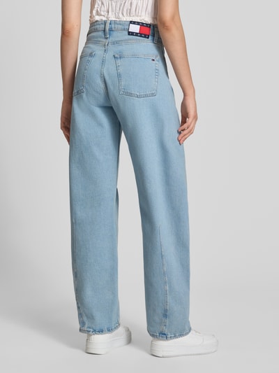 Tommy Jeans Barrel Jeans aus Baumwoll-Mix Modell 'ELLA' Hellblau 5