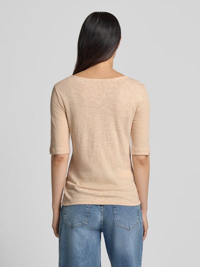 Christian Berg Woman T-Shirt mit U-Boot-Ausschnitt Mud 5