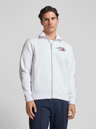 Tommy Hilfiger Bluza rozpinana ze stójką Biały 4