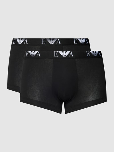 Emporio Armani Trunks mit Stretch-Anteil im 2er-Pack Black 2