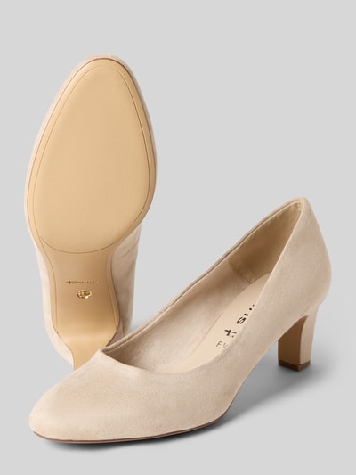 Tamaris Pumps met kegelvormige hak Zand - 4
