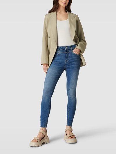 BOSS Orange Skinny fit jeans met labelpatch, model 'KITT' Jeansblauw - 1