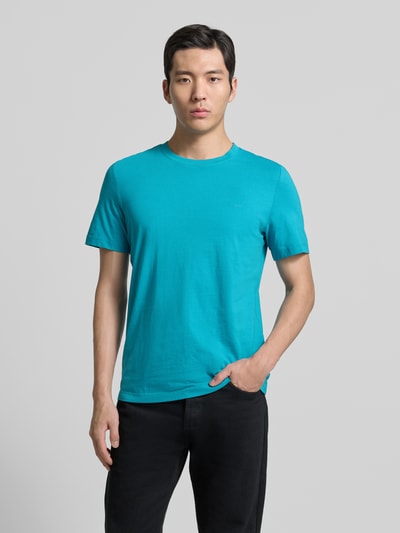 s.Oliver RED LABEL Regular Fit T-Shirt aus reiner Baumwolle Tuerkis 4