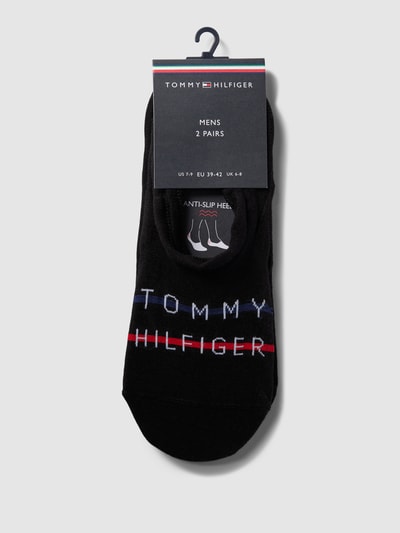 Tommy Hilfiger Füßlinge mit Label-Print im 2er-Pack Black 3