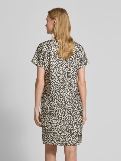 monari Knielanges Kleid mit Kappärmeln Beige 5