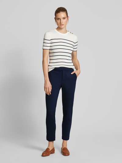 Lauren Ralph Lauren Stoffen broek met Franse steekzakken, model 'ADOM' Marineblauw - 1