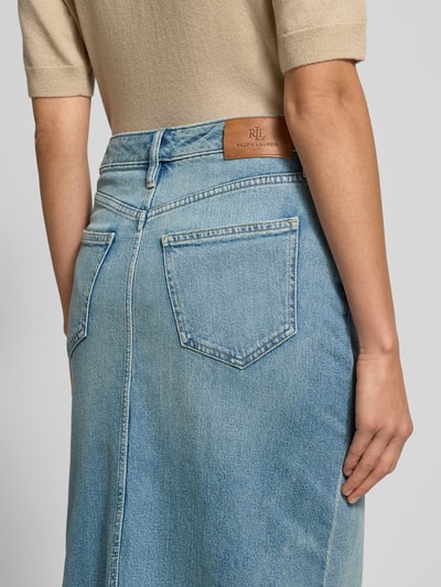 Lauren Ralph Lauren Jeansrock in Midilänge Jeansblau 3
