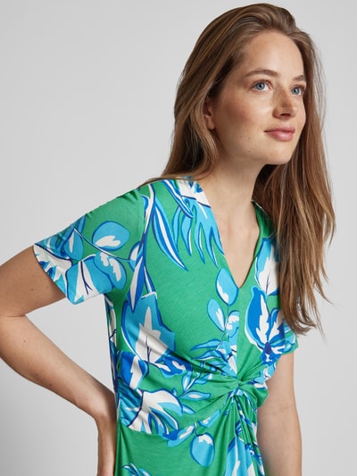 Betty Barclay Maxi-jurk met all-over motief en knoopdetail Groen - 3