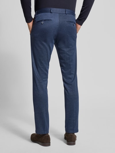 Zuitable Spodnie o kroju slim fit z wiązaniem model ‘SpartaFlex’ Granatowy 5