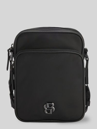 BOSS Umhängetasche aus Twill Modell 'B_ICON_NS CROSSB' Black 2