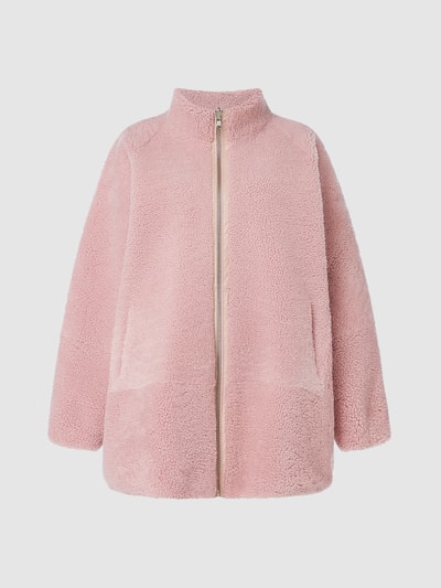 Furry Jacke aus Shearling  Pink 1