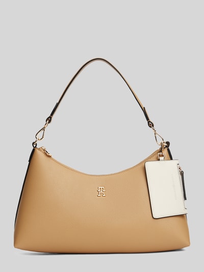 Tommy Hilfiger Henkeltasche in Leder-Optik Modell 'TH ICON SHOULDER BAG' Beige 2