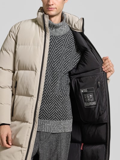 NAUTGÅRD Jacke mit Kapuze und Label-Patch Mittelgrau 3