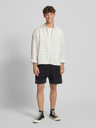 ANOTHER COTTON LAB Shorts mit Tunnelzug Black 1