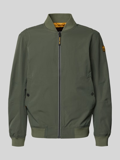 PME Legend Bomberjacke mit Reißverschluss und Eingrifftaschen Oliv 2